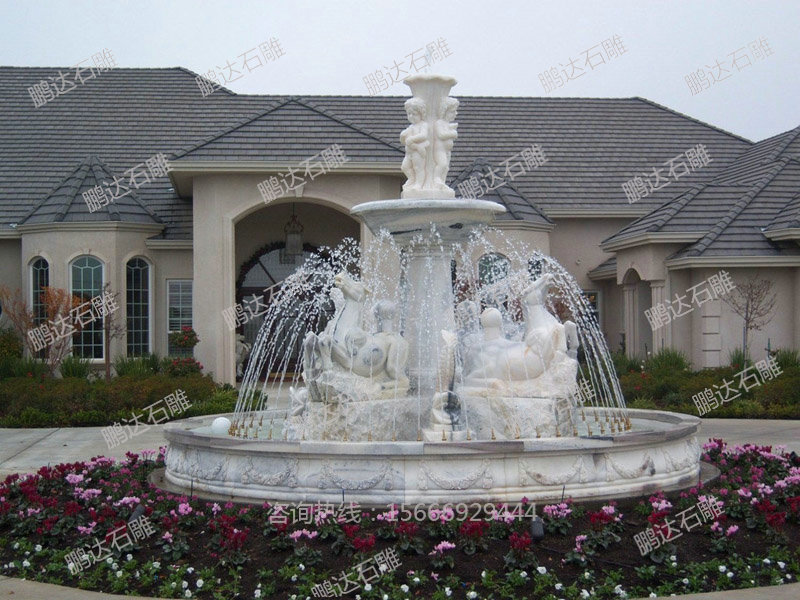 石雕噴泉