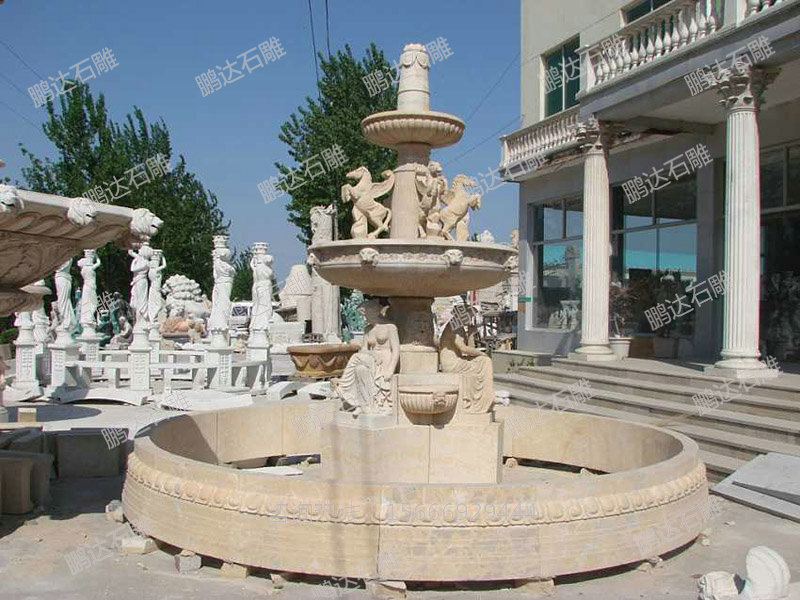 石雕噴泉