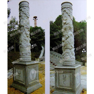 石雕龍柱華表