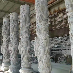 石雕龍柱華表