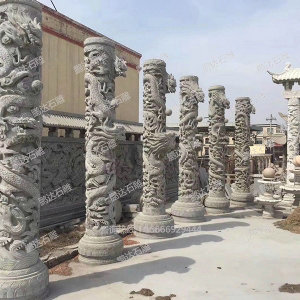 石雕龍柱華表
